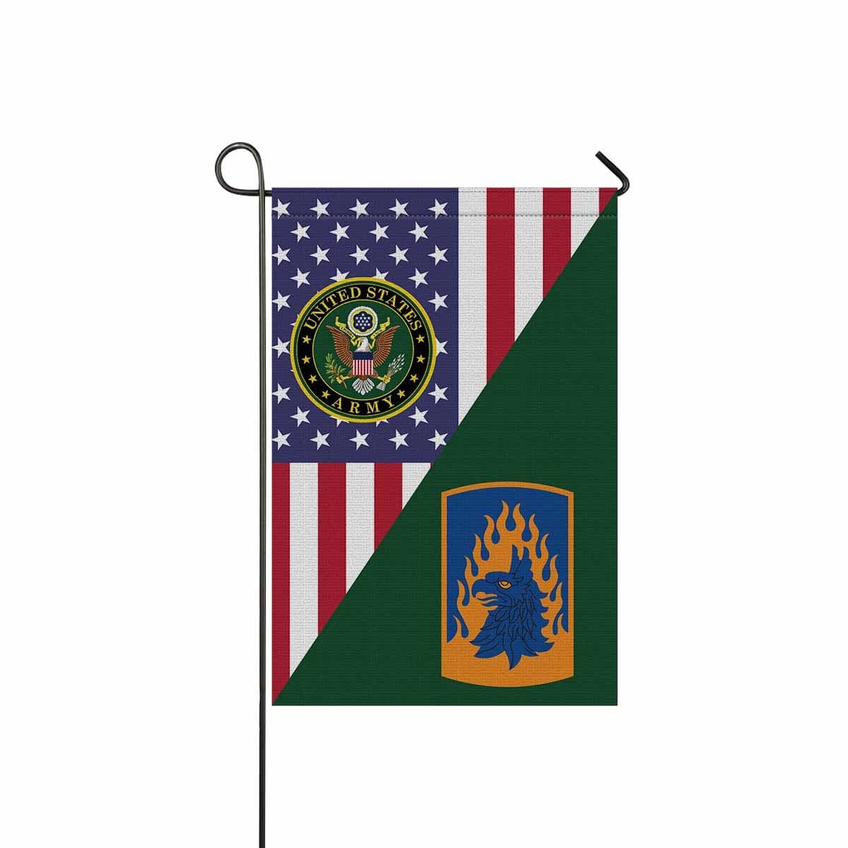 US ARMY 12TH COMBAT AVIATION BRIGADE Garden Flag/Yard Flag 12 inches x 18 inches Twin-Side Printing-GDFlag-Army-CSIB-Veterans Nation