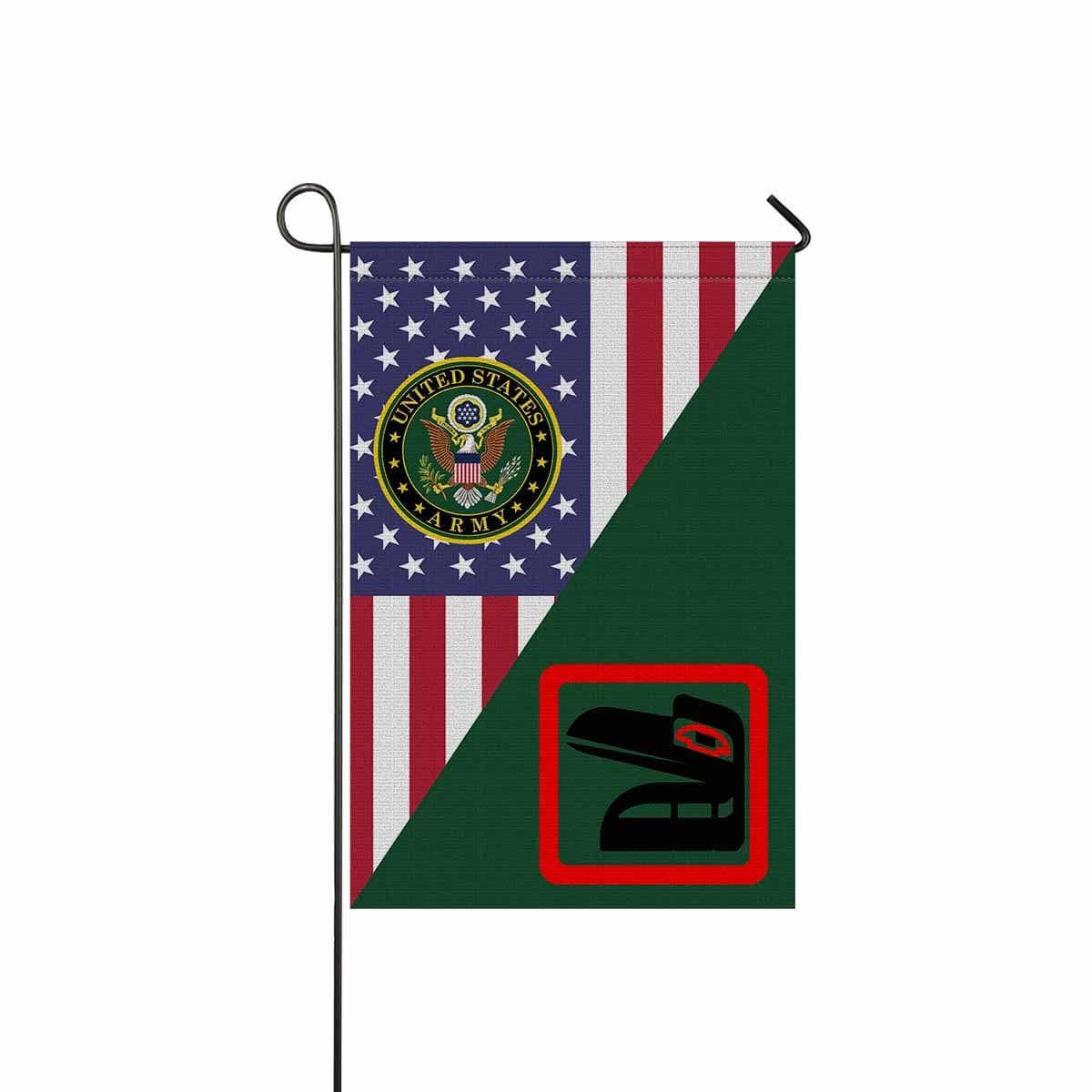 US ARMY 81ST ARMORED BRIGADE COMBAT TEAM Garden Flag/Yard Flag 12 inches x 18 inches Twin-Side Printing-GDFlag-Army-CSIB-Veterans Nation