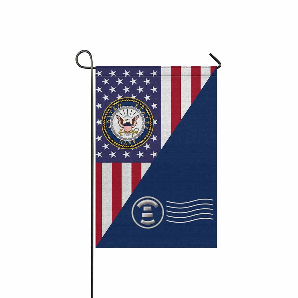 US Navy Postal Clerk Navy PC Garden Flag/Yard Flag 12 inches x 18 inches Twin-Side Printing-GDFlag-Navy-Rate-Veterans Nation