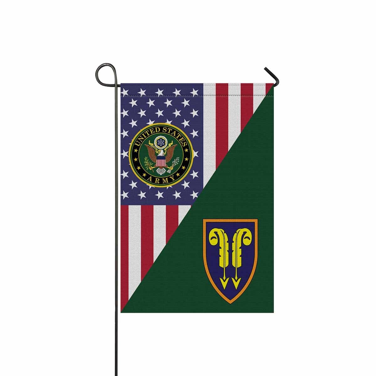 US ARMY 22ND SUPPORT COMMAND Garden Flag/Yard Flag 12 inches x 18 inches Twin-Side Printing-GDFlag-Army-CSIB-Veterans Nation