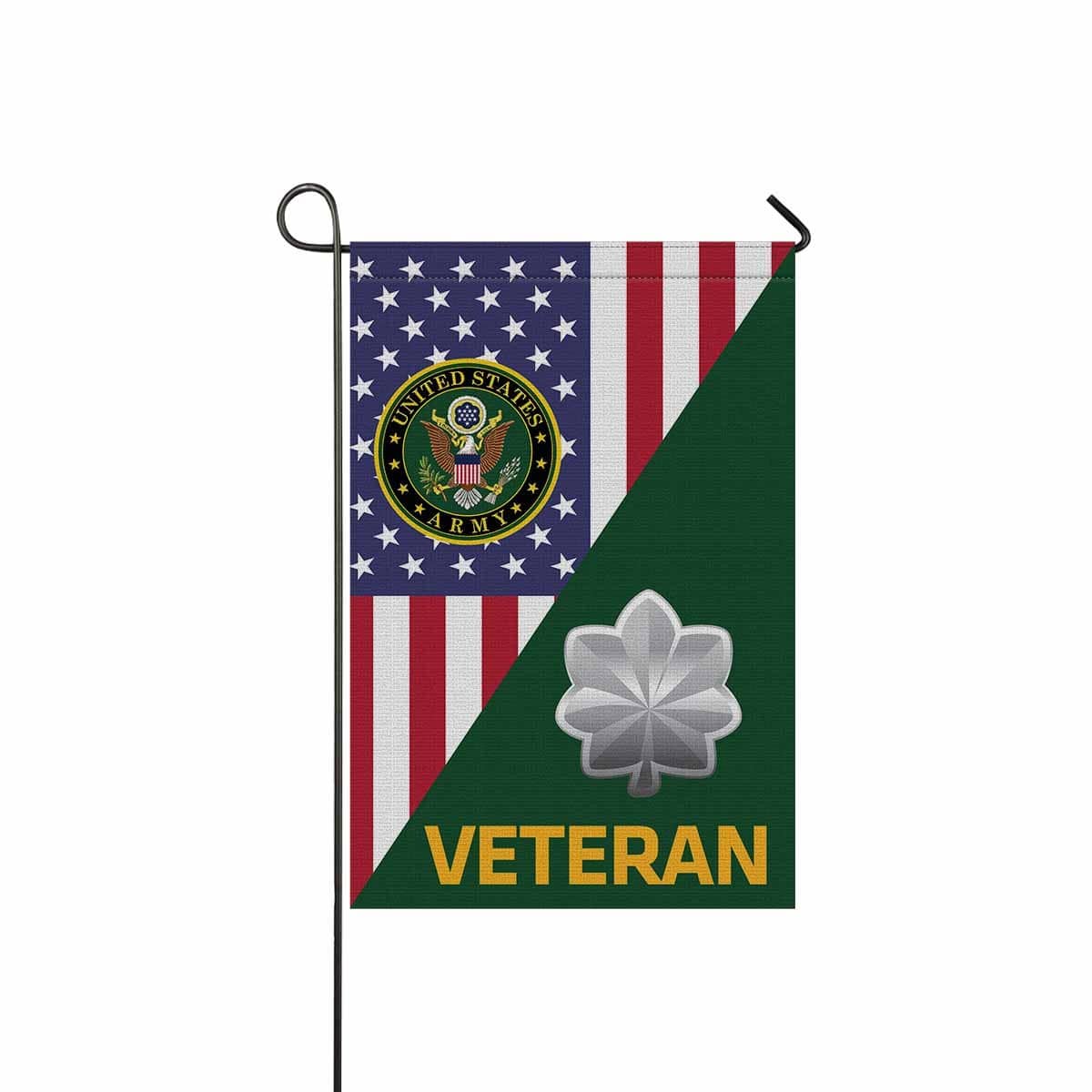 US Army O-5 Lieutenant Colonel O5 LTC Field Officer Veteran Garden Flag/Yard Flag 12 inches x 18 inches Twin-Side Printing-GDFlag-Army-Ranks-Veterans Nation