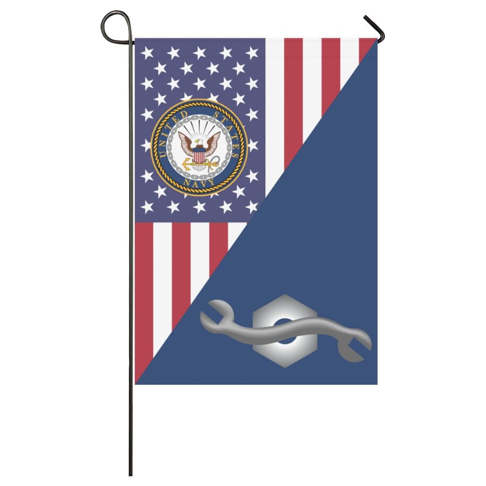 US Navy Construction Mechanic Navy CM House Flag 28 inches x 40 inches Twin-Side Printing-HouseFlag-Navy-Rate-Veterans Nation