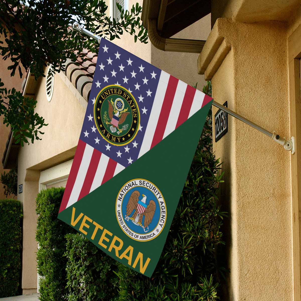 U.S National Security Agency Veteran House Flag 28 Inch x 40 Inch Twin-Side Printing-HouseFlag-Army-Branch-Veterans Nation