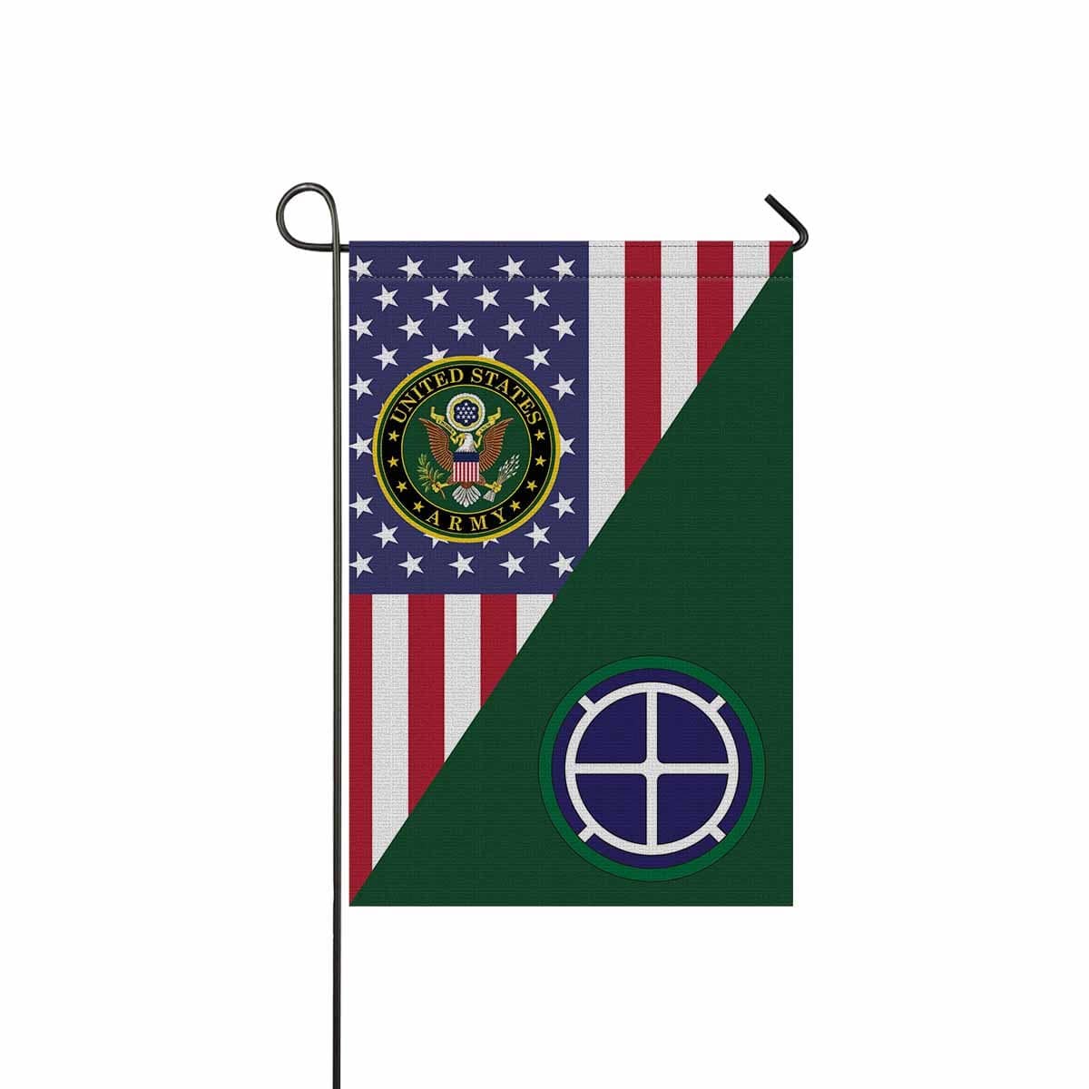 US ARMY 35TH INFANTRY DIVISION Garden Flag/Yard Flag 12 inches x 18 inches Twin-Side Printing-GDFlag-Army-CSIB-Veterans Nation