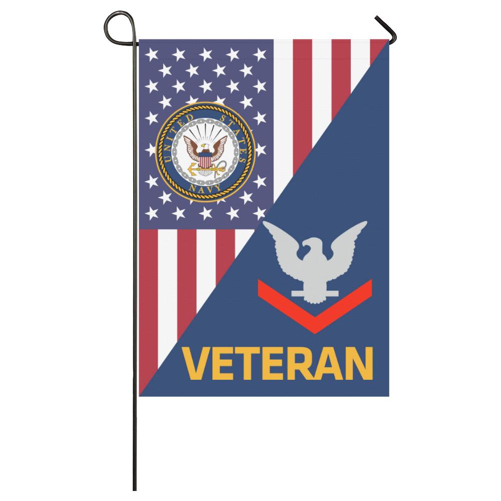 US Navy E-4 Petty Officer Third Class E4 PO3 Collar Device Veteran House Flag 28 inches x 40 inches Twin-Side Printing-HouseFlag-Navy-Collar-Veterans Nation