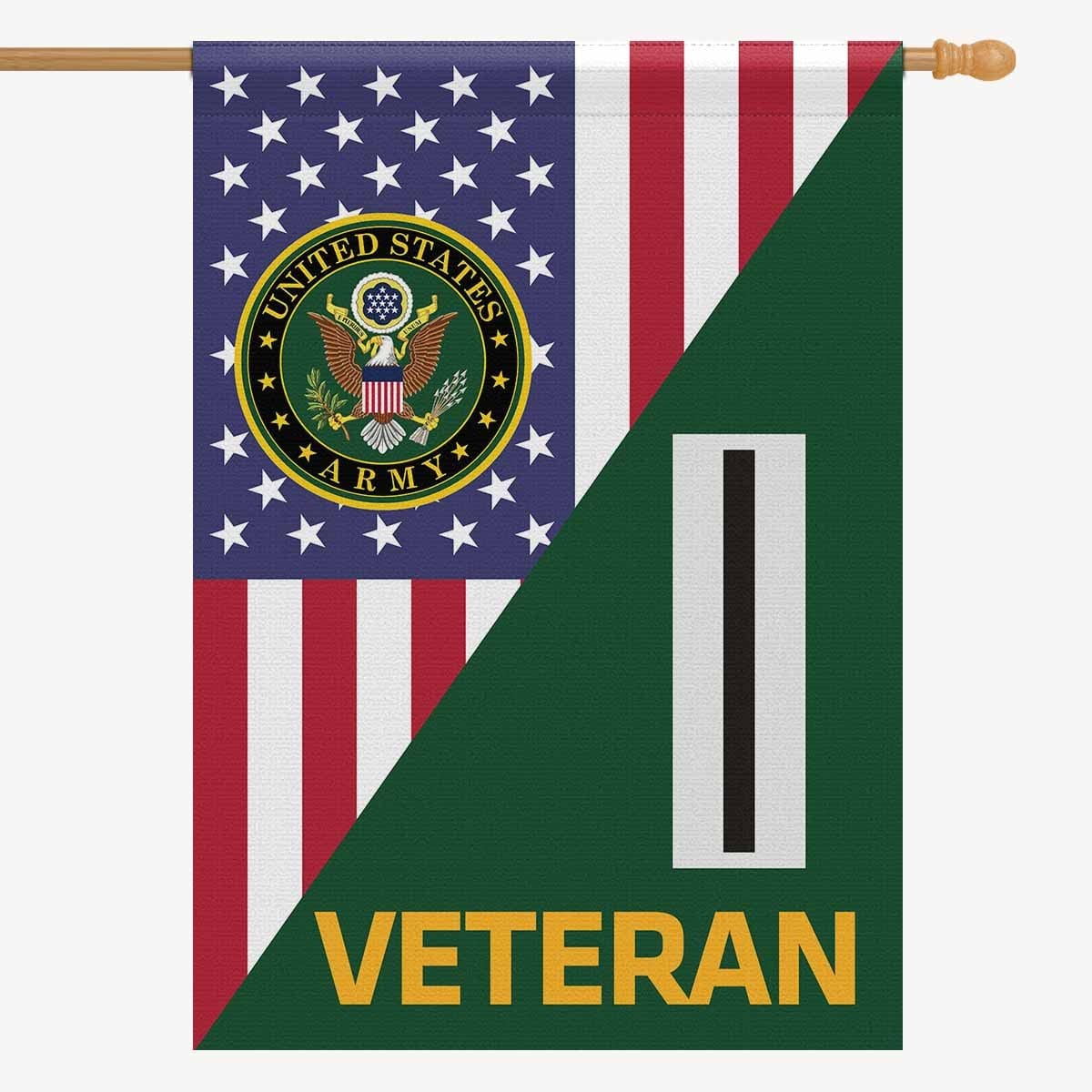 US Army W-5 Chief Warrant Officer 5 Veteran House Flag 28 Inch x 40 Inch 2-Side Printing-HouseFlag-Army-Ranks-Veterans Nation