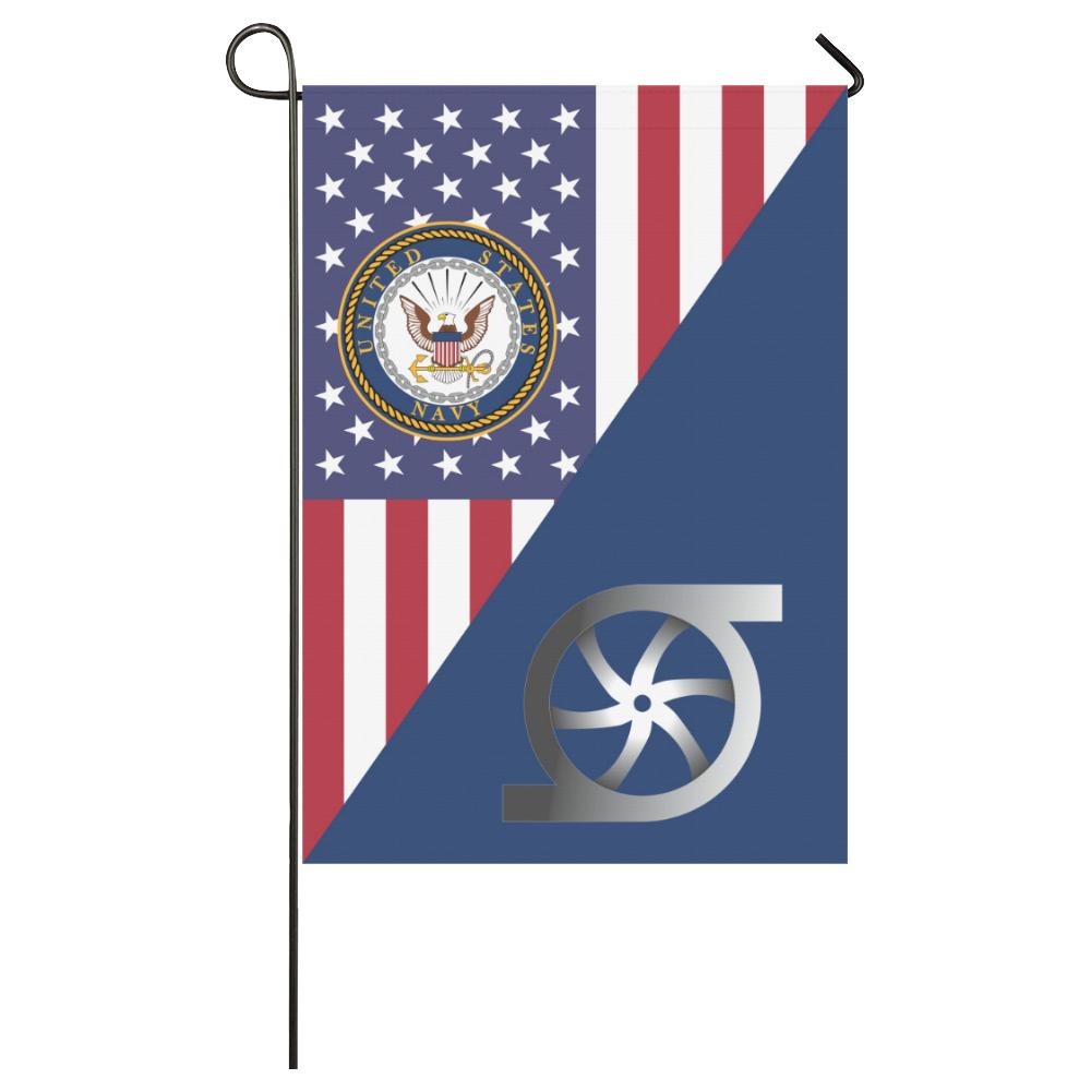 US Navy Gas Turbine Systems Technician Navy GS House Flag 28 inches x 40 inches Twin-Side Printing-HouseFlag-Navy-Rate-Veterans Nation