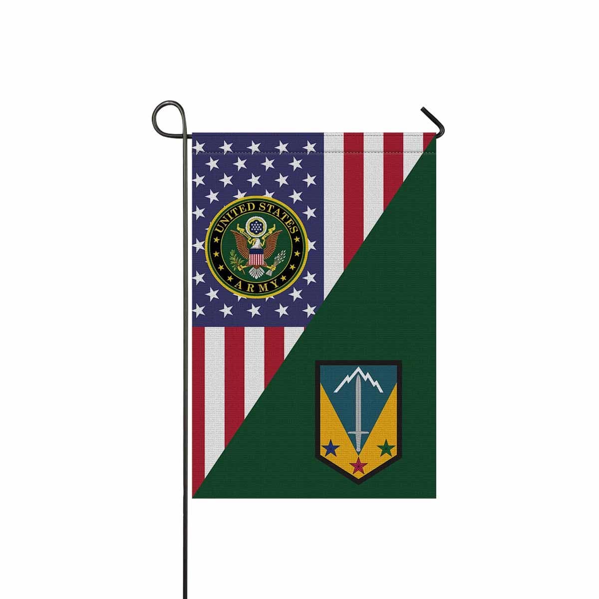 US ARMY 3RD MANEUVER ENHANCEMENT BRIGADE Garden Flag/Yard Flag 12 inches x 18 inches Twin-Side Printing-GDFlag-Army-CSIB-Veterans Nation