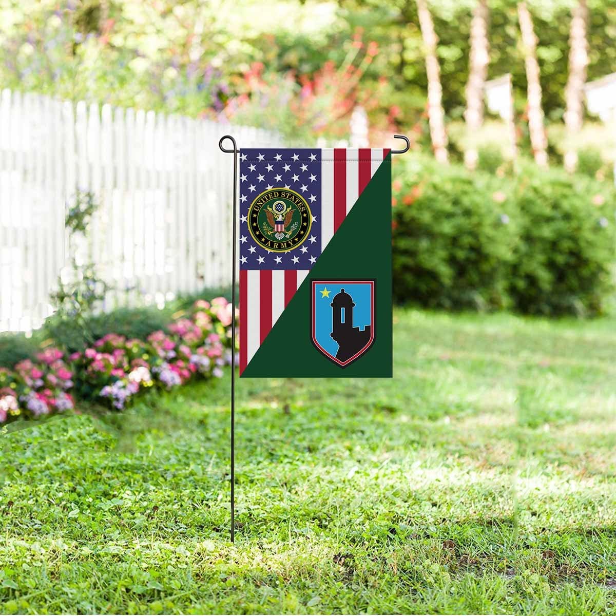 US ARMY 191 SUPPORT GROUP Garden Flag/Yard Flag 12 inches x 18 inches Twin-Side Printing-GDFlag-Army-CSIB-Veterans Nation