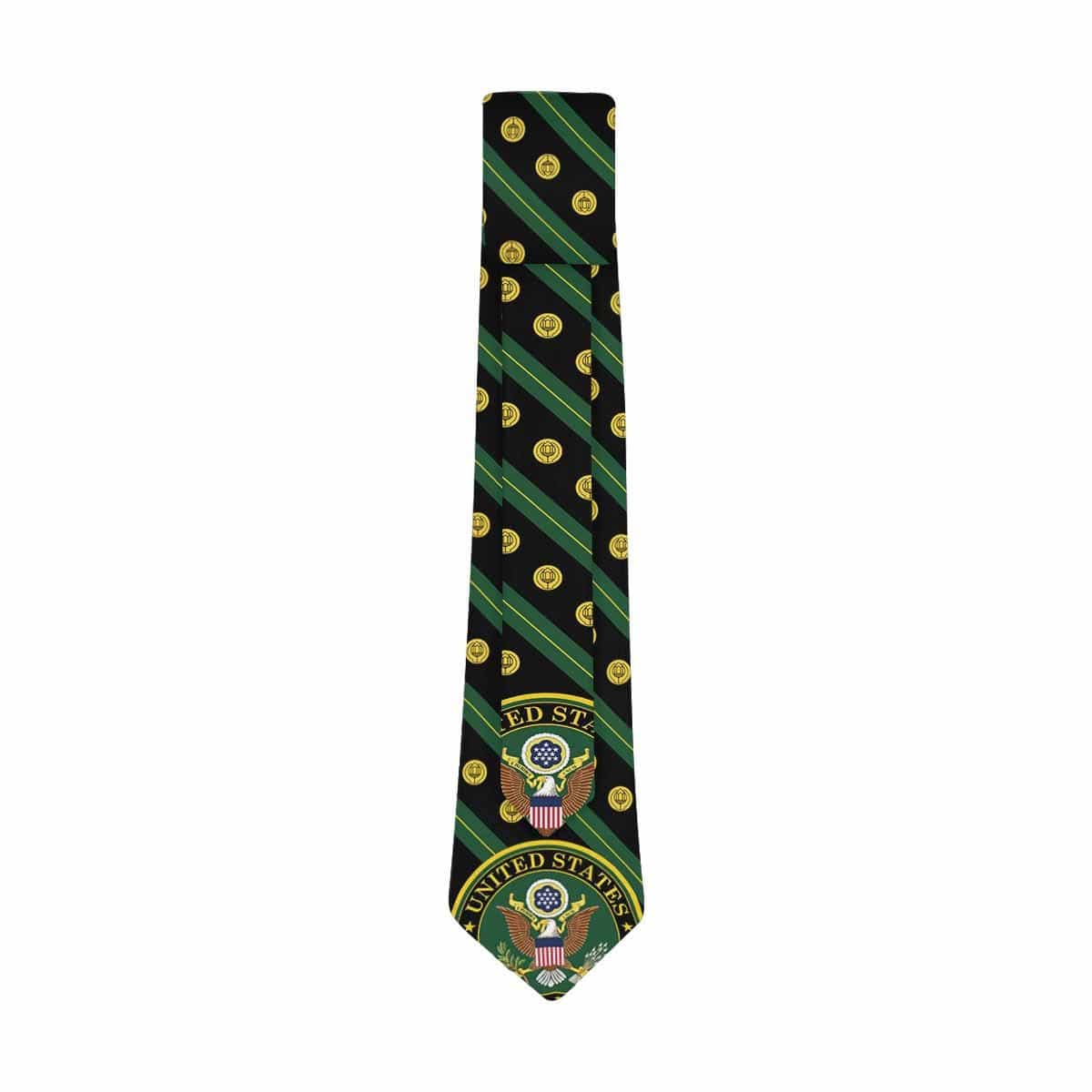 US Army Chaplain Assistant Classic Necktie (Two Sides)-Necktie-Army-Branch-Veterans Nation