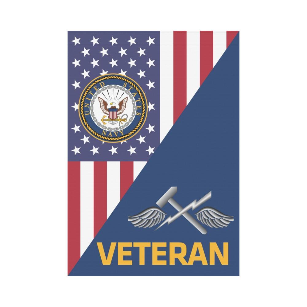 US Navy Aviation Support Equipment Tech Navy AS Veteran House Flag 28 inches x 40 inches Twin-Side Printing-HouseFlag-Navy-Rate-Veterans Nation