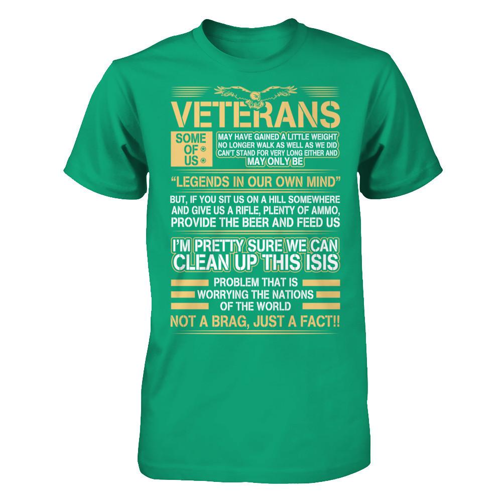 Military T-Shirt "Veteran - Legend In Our Mind"-TShirt-General-Veterans Nation