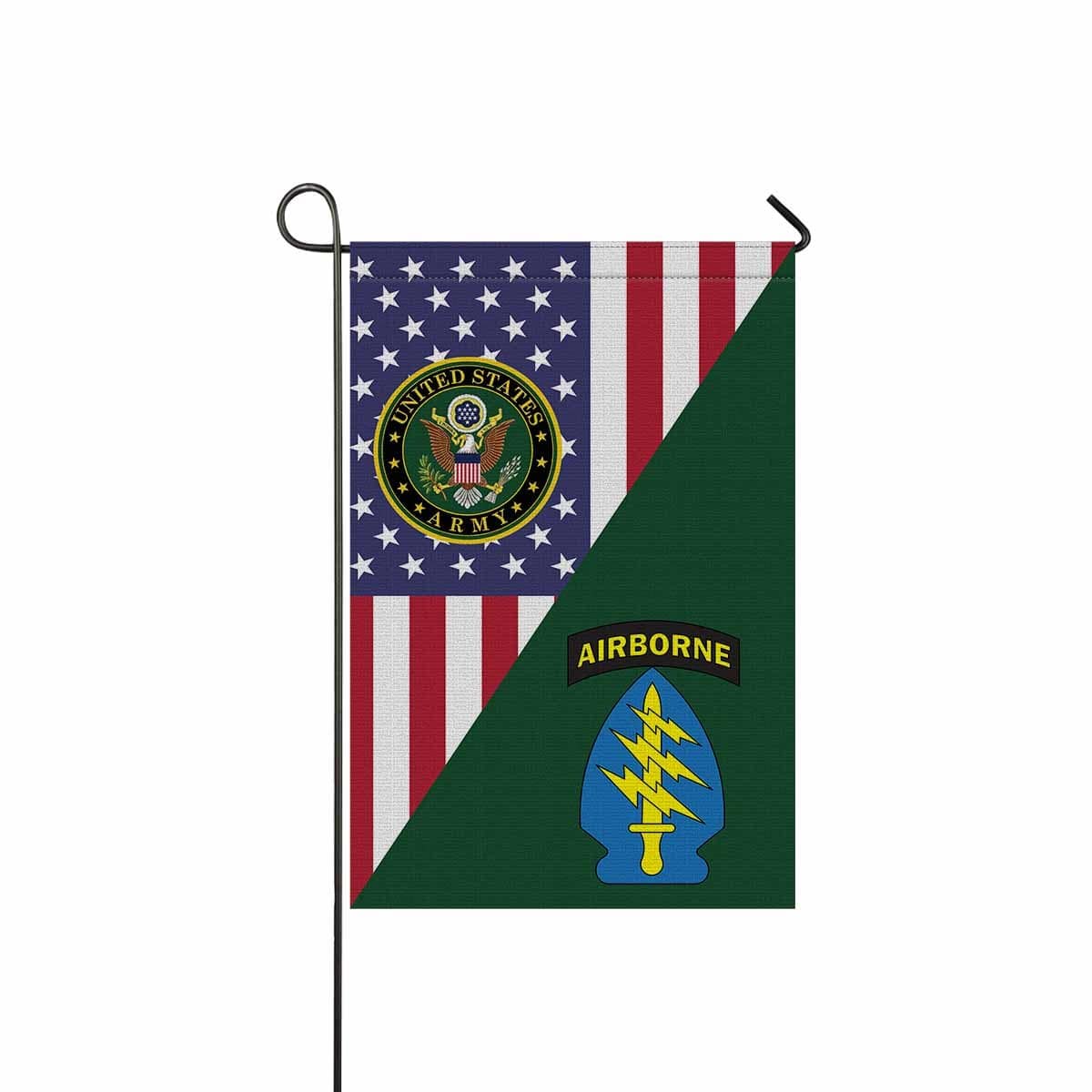 US ARMY SPECIAL FORCES GROUP CSIB Garden Flag/Yard Flag 12 inches x 18 inches Twin-Side Printing-GDFlag-Army-CSIB-Veterans Nation