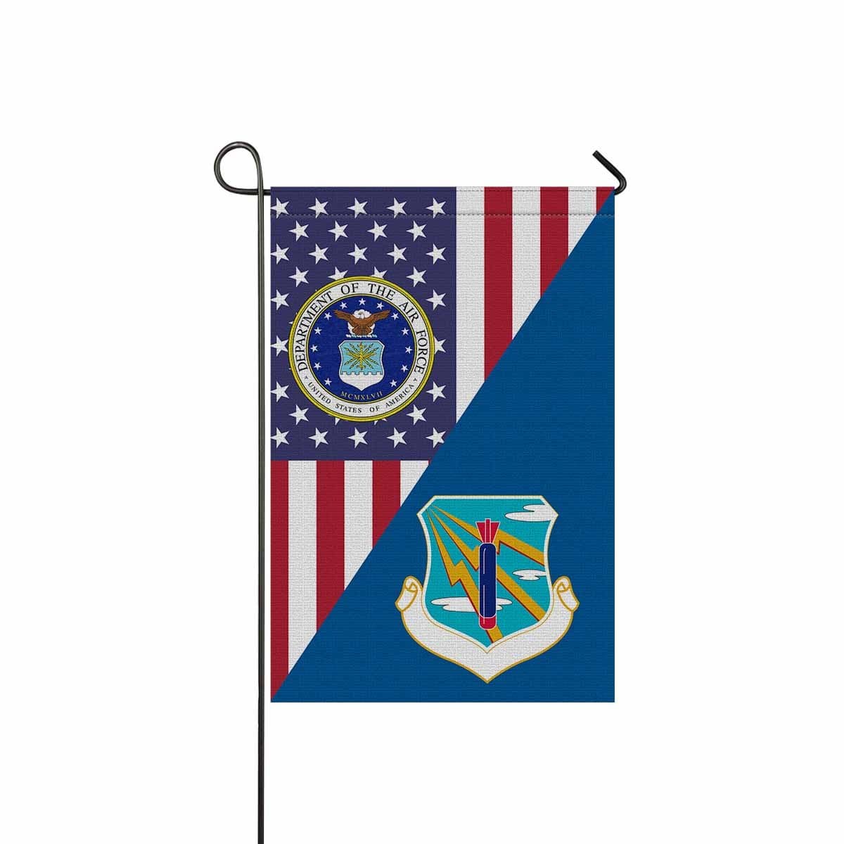 US Air Force 822d Air Division Garden Flag/Yard Flag 12 inches x 18 inches Twin-Side Printing-GDFlag-USAF-AirDivision-Veterans Nation