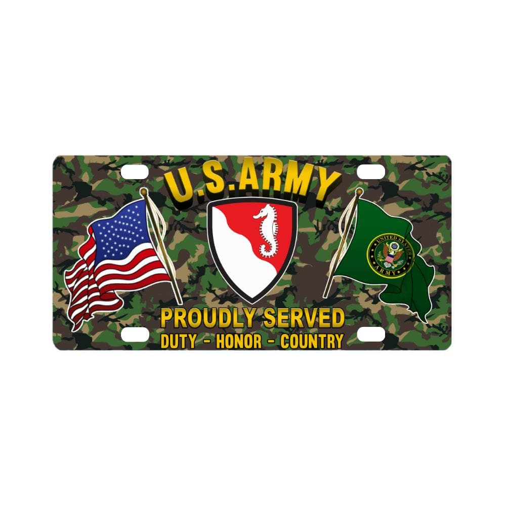 US ARMY 36TH ENGINEER BRIGADE- Classic License Plate-LicensePlate-Army-CSIB-Veterans Nation