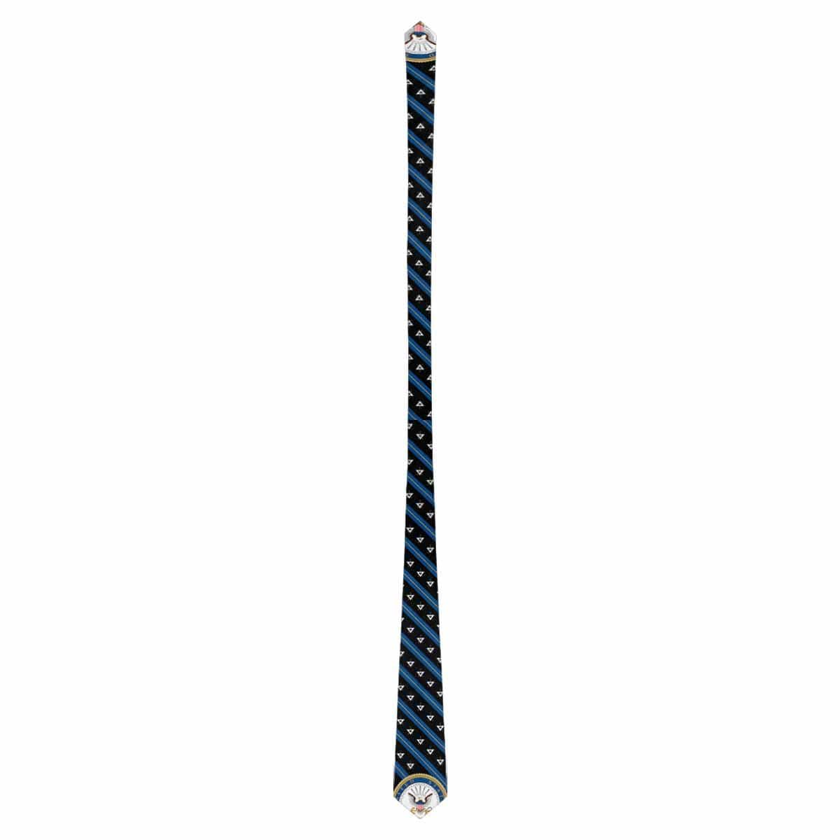 US Navy Draftsman Navy DM Classic Necktie (Two Sides)-Necktie-Navvy-Rate-Veterans Nation