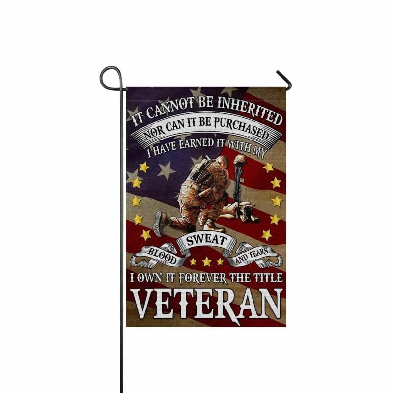 I Own It Forever The Title Veteran Flag Twin-Side Printing-Veterans Nation