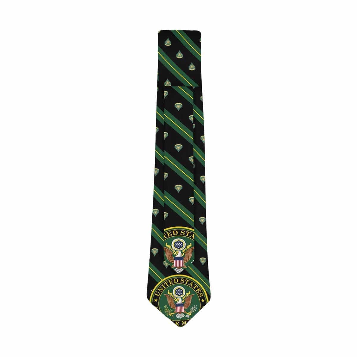 US Army E-5 SPC Classic Necktie (Two Sides)-Necktie-Army-Ranks-Veterans Nation