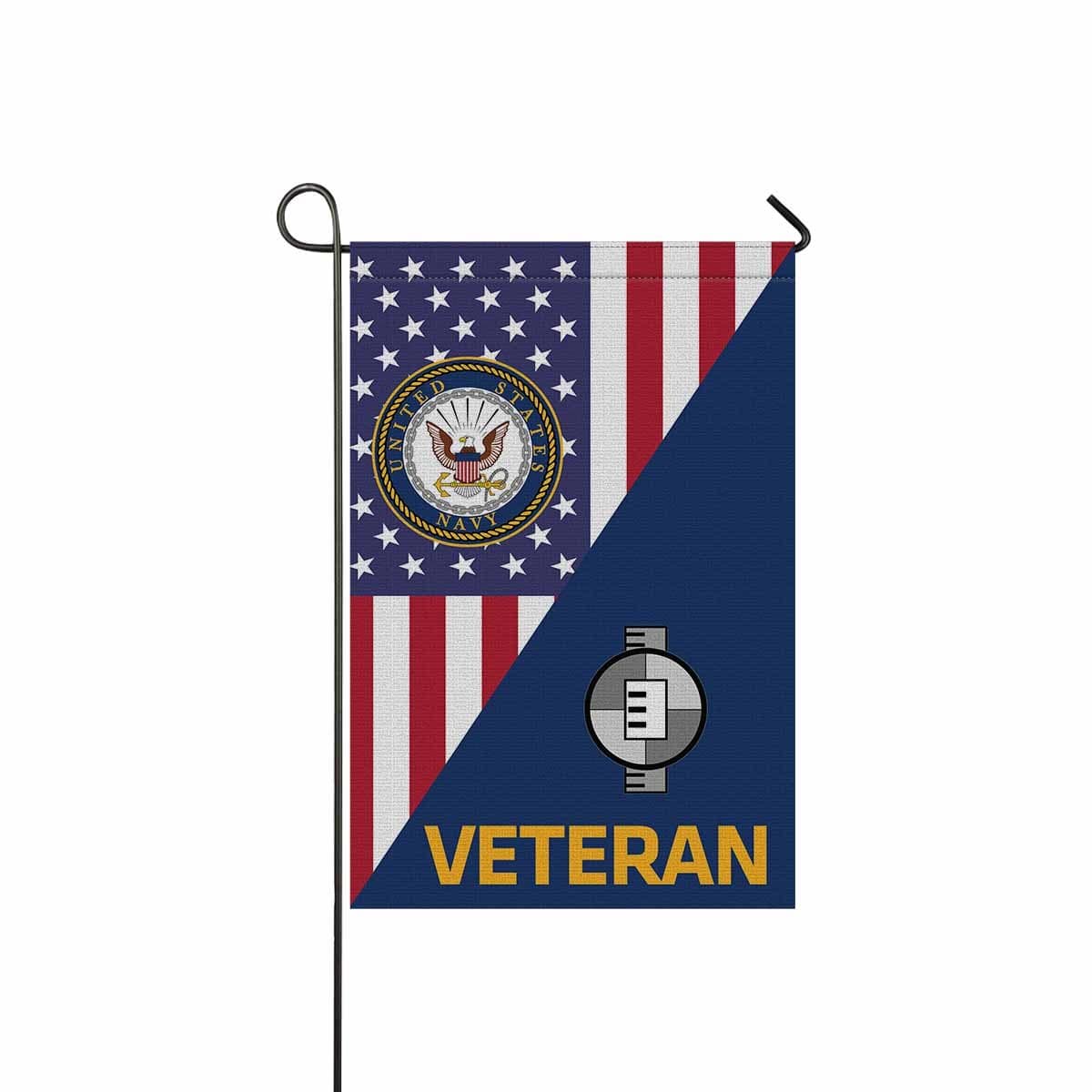 Navy Engineering Aide Navy EA Veteran Garden Flag/Yard Flag 12 inches x 18 inches Twin-Side Printing-GDFlag-Navy-Rate-Veterans Nation