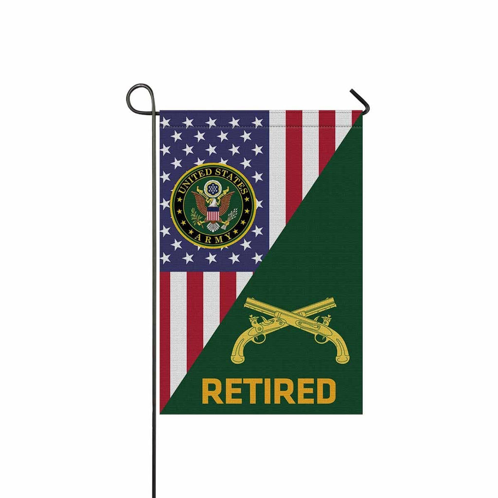 U.S. Army Military Police Corps Retired Garden Flag/Yard Flag 12 Inch x 18 Inch Twin-Side Printing-GDFlag-Army-Branch-Veterans Nation