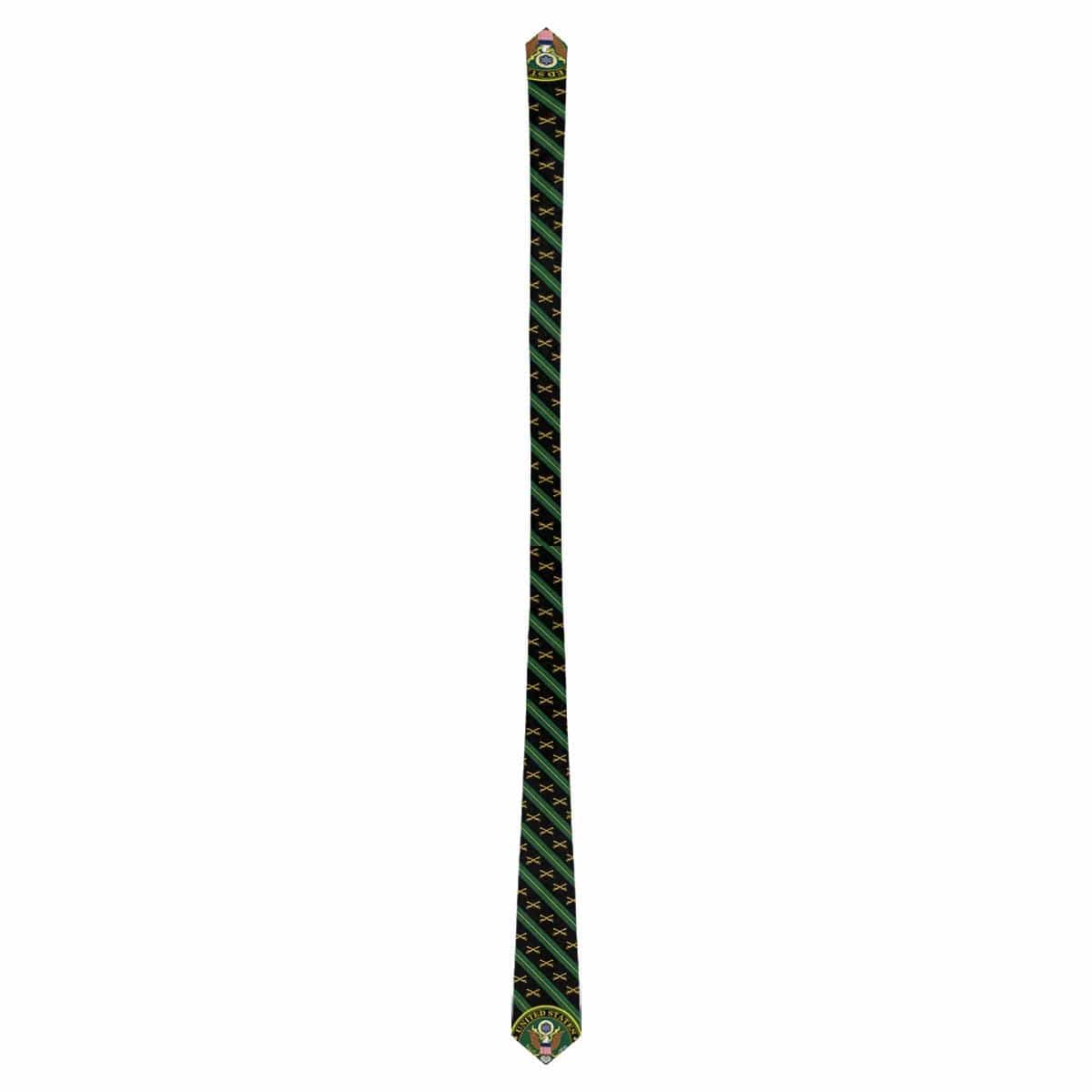 US Army Cavalry Classic Necktie (Two Sides)-Necktie-Army-Branch-Veterans Nation