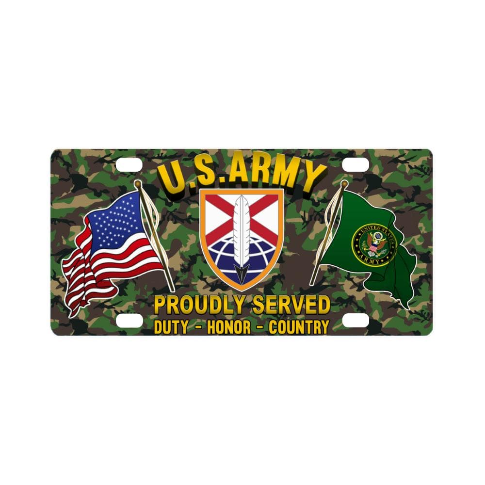 US ARMY 279TH ARMY FIELD SUPPORT BRIGADE- Classic License Plate-LicensePlate-Army-CSIB-Veterans Nation