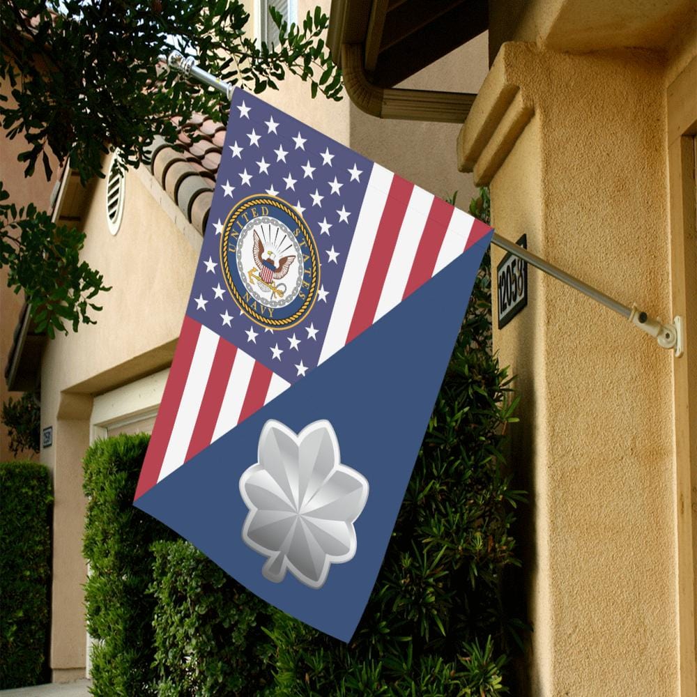 US Navy O-5 Commander O5 CDR Senior Officer House Flag 28 inches x 40 inches Twin-Side Printing-HouseFlag-Navy-Officer-Veterans Nation