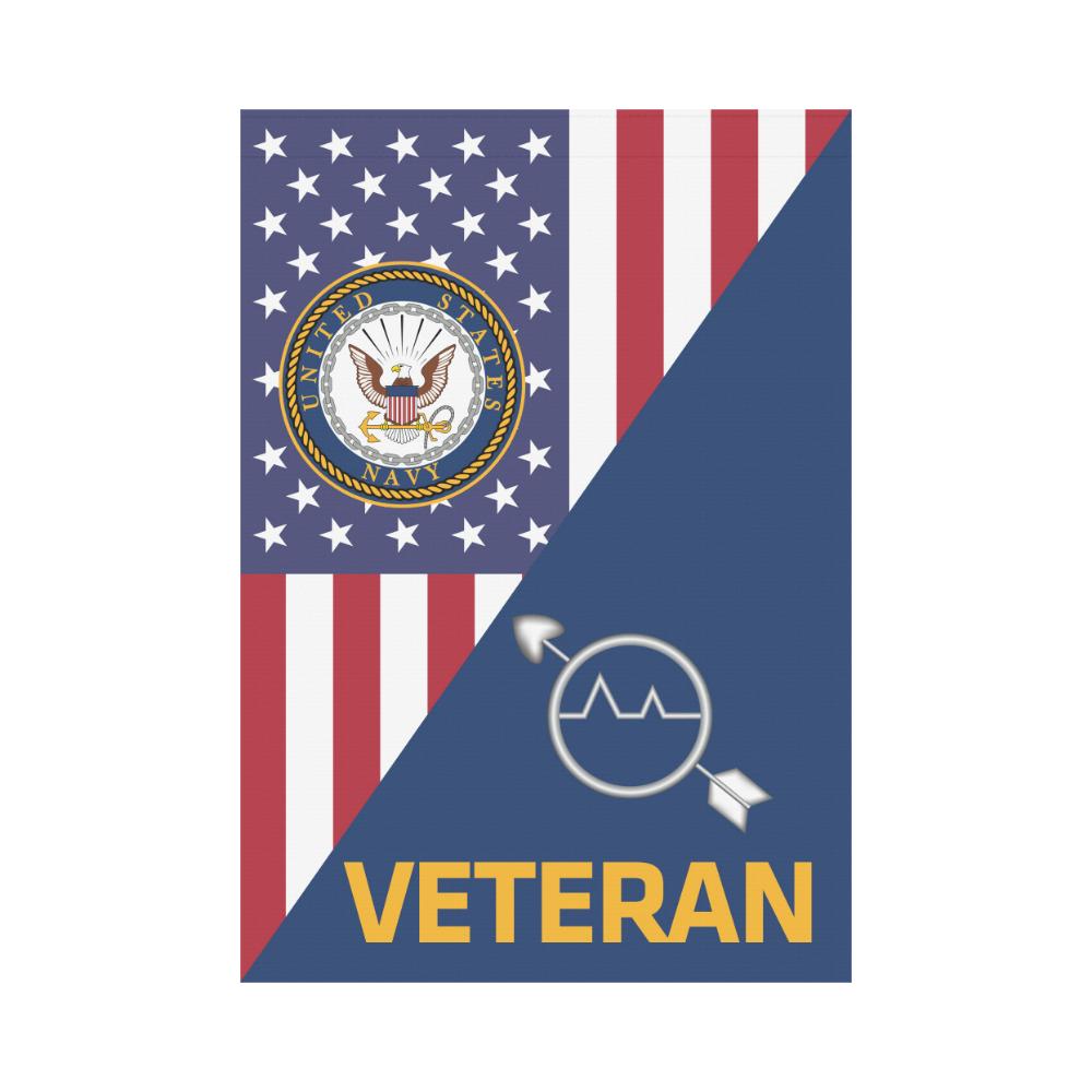 US Navy Operations specialist Navy OS Veteran House Flag 28 inches x 40 inches Twin-Side Printing-HouseFlag-Navy-Rate-Veterans Nation