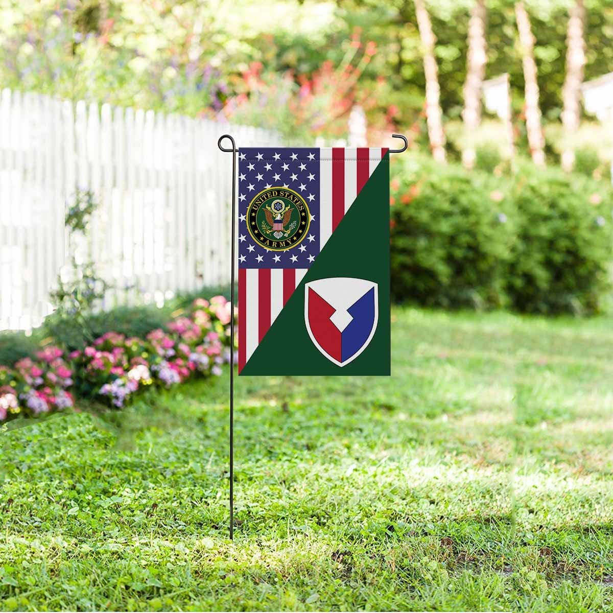 US ARMY CSIB MATERIEL COMMAND Garden Flag/Yard Flag 12 inches x 18 inches Twin-Side Printing-GDFlag-Army-CSIB-Veterans Nation