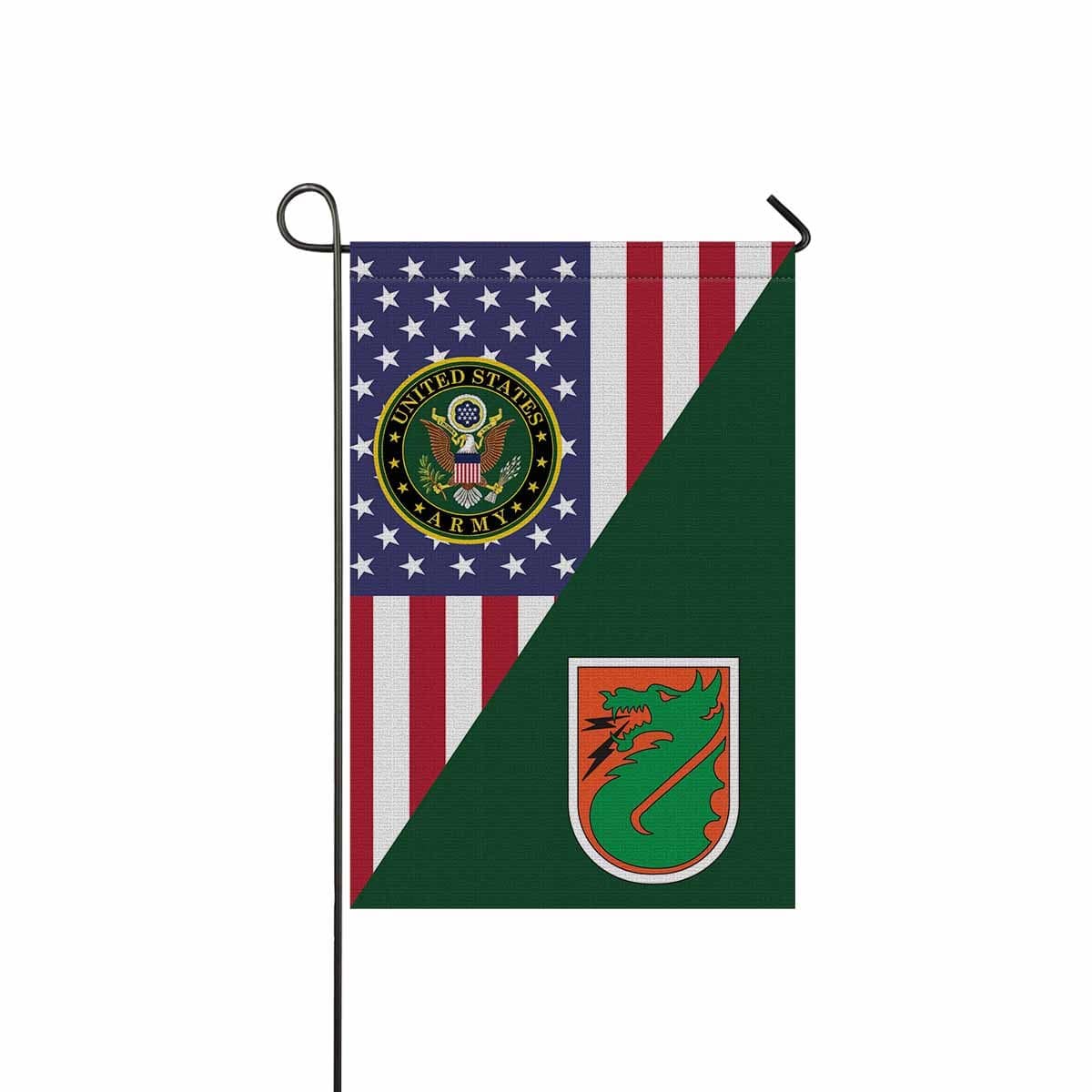 US ARMY 5TH SIGNAL COMMAND Garden Flag/Yard Flag 12 inches x 18 inches Twin-Side Printing-GDFlag-Army-CSIB-Veterans Nation