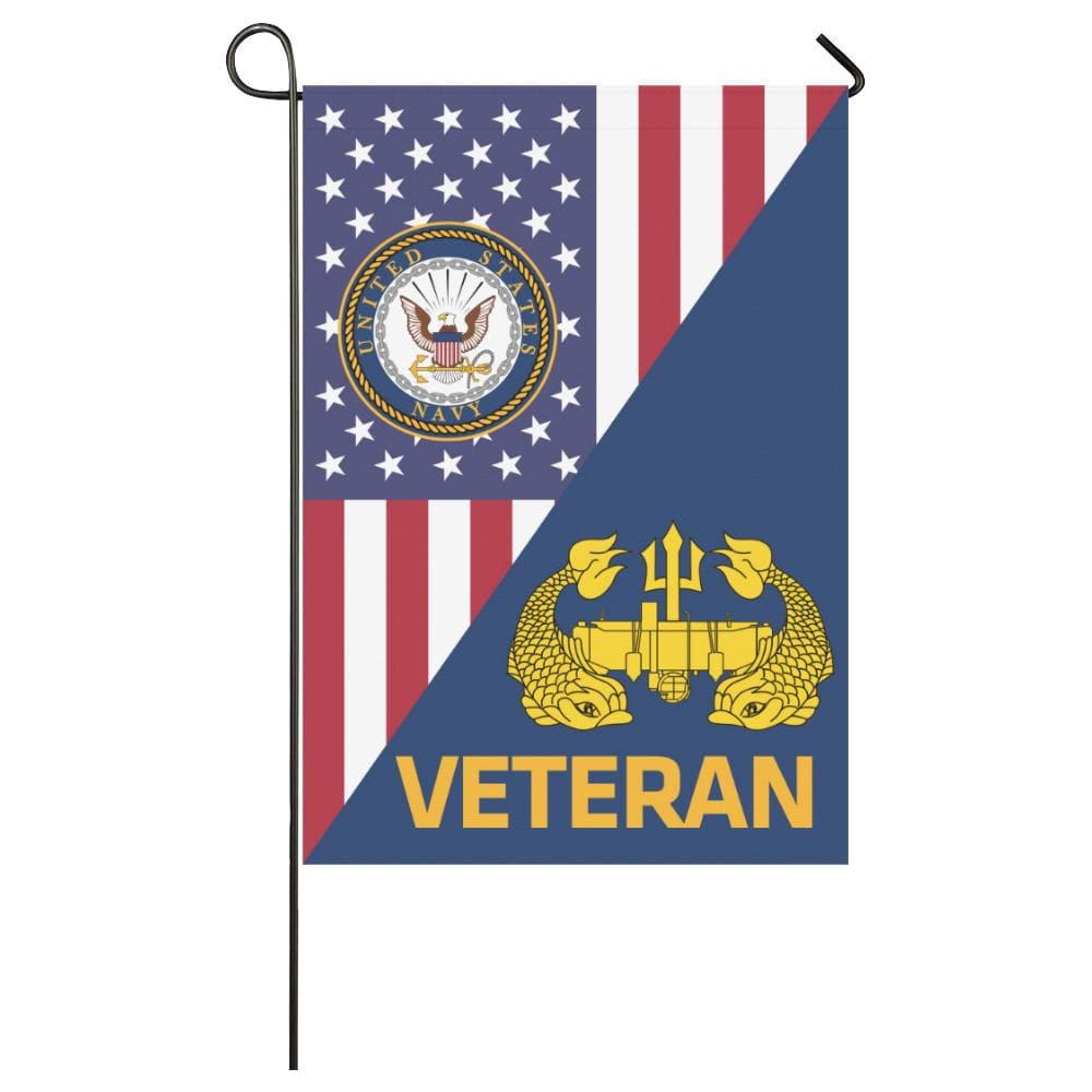 US Navy Deep Submergence Officer Badge Veteran House Flag 28 inches x 40 inches Twin-Side Printing-HouseFlag-Navy-Badge-Veterans Nation