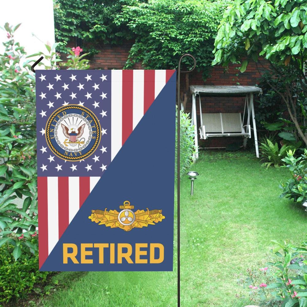 US Navy Engineering Duty Officer Retired House Flag 28 inches x 40 inches Twin-Side Printing-HouseFlag-Navy-Badge-Veterans Nation