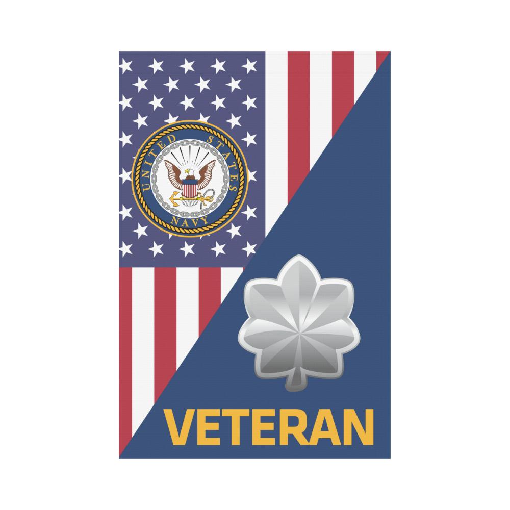 US Navy O-5 Commander O5 CDR Senior Officer Veteran Garden Flag/Yard Flag 12 inches x 18 inches Twin-Side Printing-GDFlag-Navy-Officer-Veterans Nation