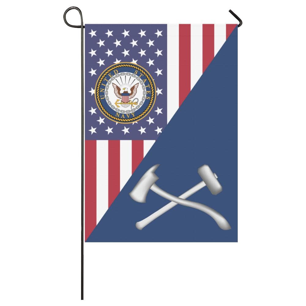 US Navy Damage Controlman Navy DC House Flag 28 inches x 40 inches Twin-Side Printing-HouseFlag-Navy-Rate-Veterans Nation