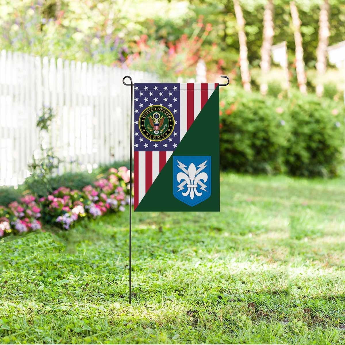 US ARMY 205TH MILITARY INTELLIGENCE BRIGADE Garden Flag/Yard Flag 12 inches x 18 inches Twin-Side Printing-GDFlag-Army-CSIB-Veterans Nation