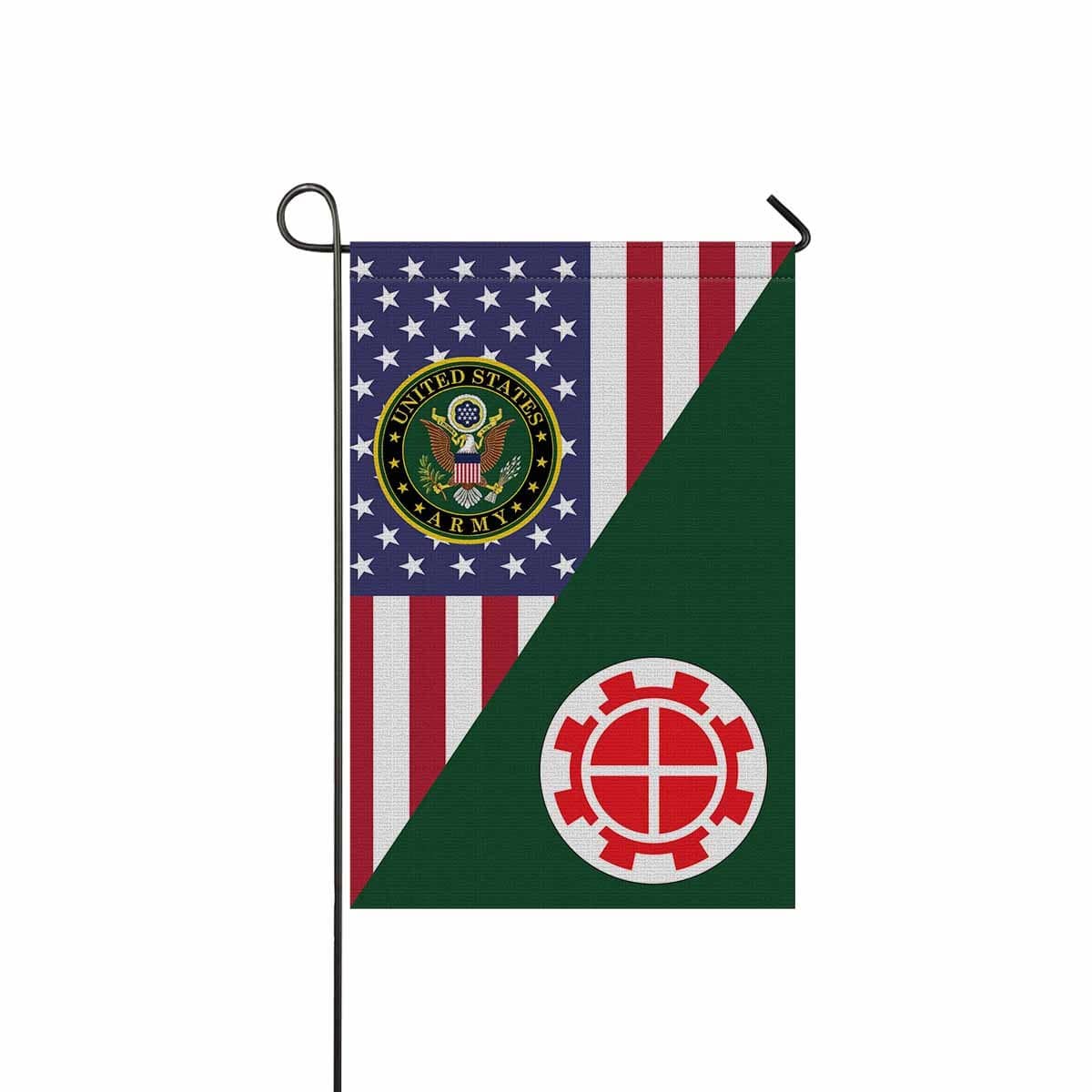 US ARMY 35TH ENGINEER BRIGADE Garden Flag/Yard Flag 12 inches x 18 inches Twin-Side Printing-GDFlag-Army-CSIB-Veterans Nation