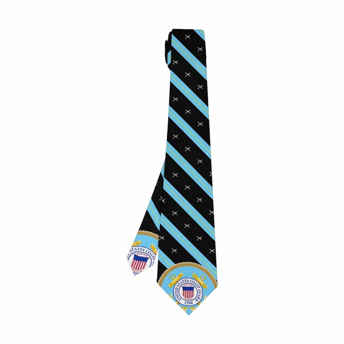 USCG IS Classic Necktie (Two Sides)-Necktie-USCG-Rate-Veterans Nation