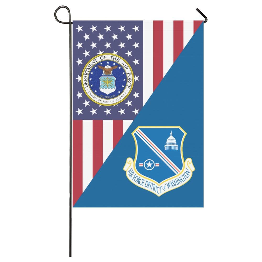 US Air Force District of Washington House Flag 28 inches x 40 inches Twin-Side Printing-HouseFlag-USAF-Shield-Veterans Nation