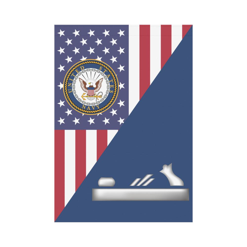 US Navy Patternmaker Navy PM House Flag 28 inches x 40 inches Twin-Side Printing-HouseFlag-Navy-Rate-Veterans Nation