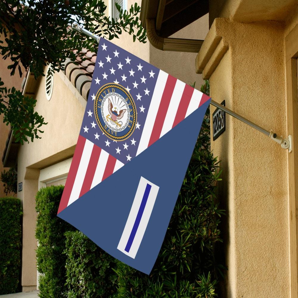 US Navy W-5 Chief Warrant Officer 5 W5 CW5 House Flag 28 inches x 40 inches Twin-Side Printing-HouseFlag-Navy-Officer-Veterans Nation