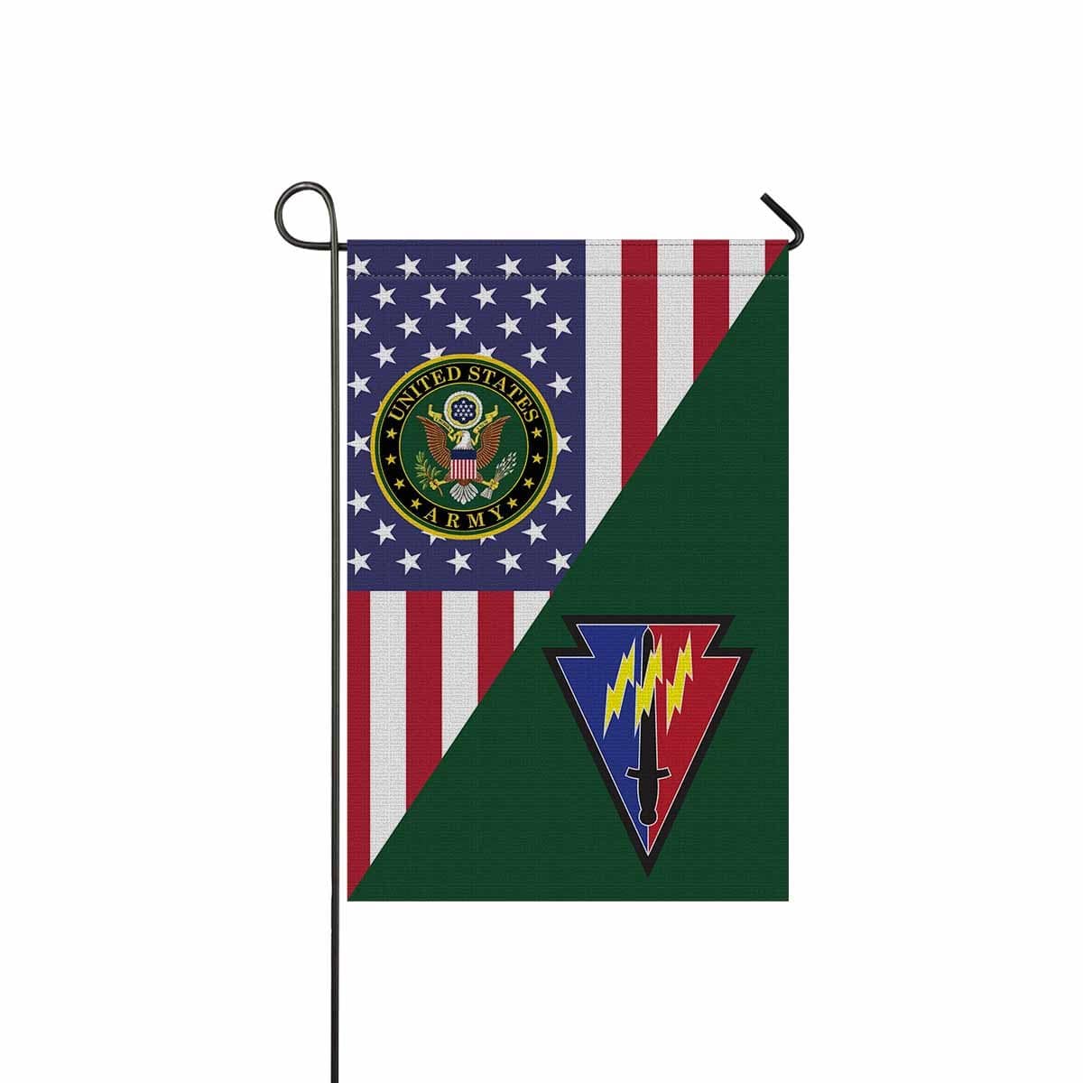 US ARMY 219TH BATTLEFIELD SURVEILLANCE Garden Flag/Yard Flag 12 inches x 18 inches Twin-Side Printing-GDFlag-Army-CSIB-Veterans Nation