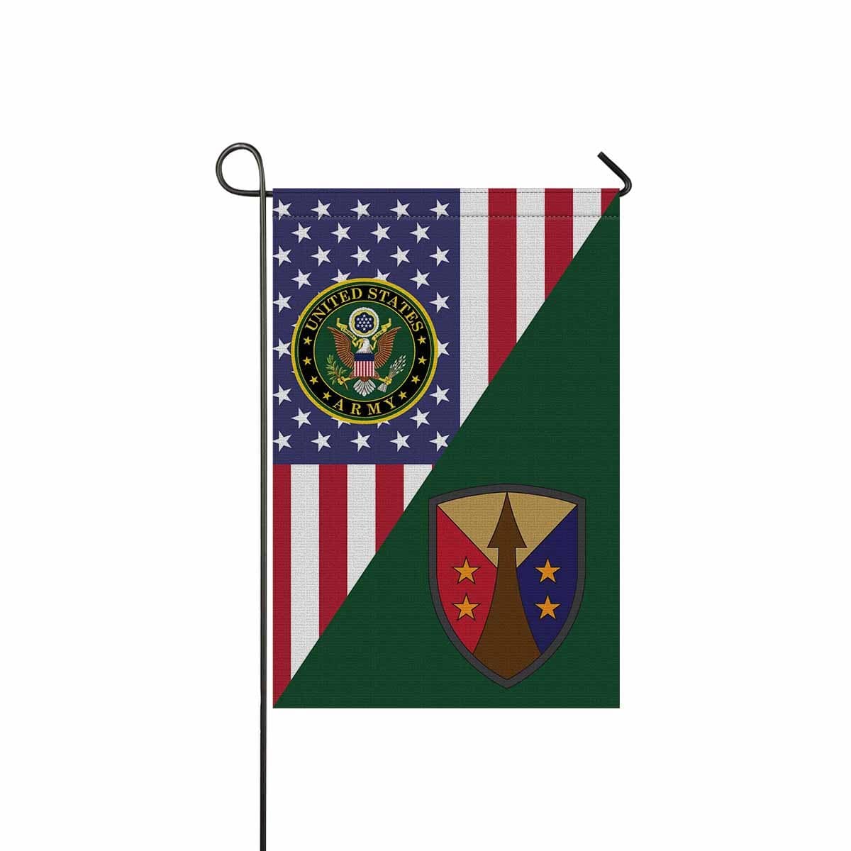 US ARMY CSIB ARMY RESERVE SUSTAINMENT COMMAND Garden Flag/Yard Flag 12 inches x 18 inches Twin-Side Printing-GDFlag-Army-CSIB-Veterans Nation