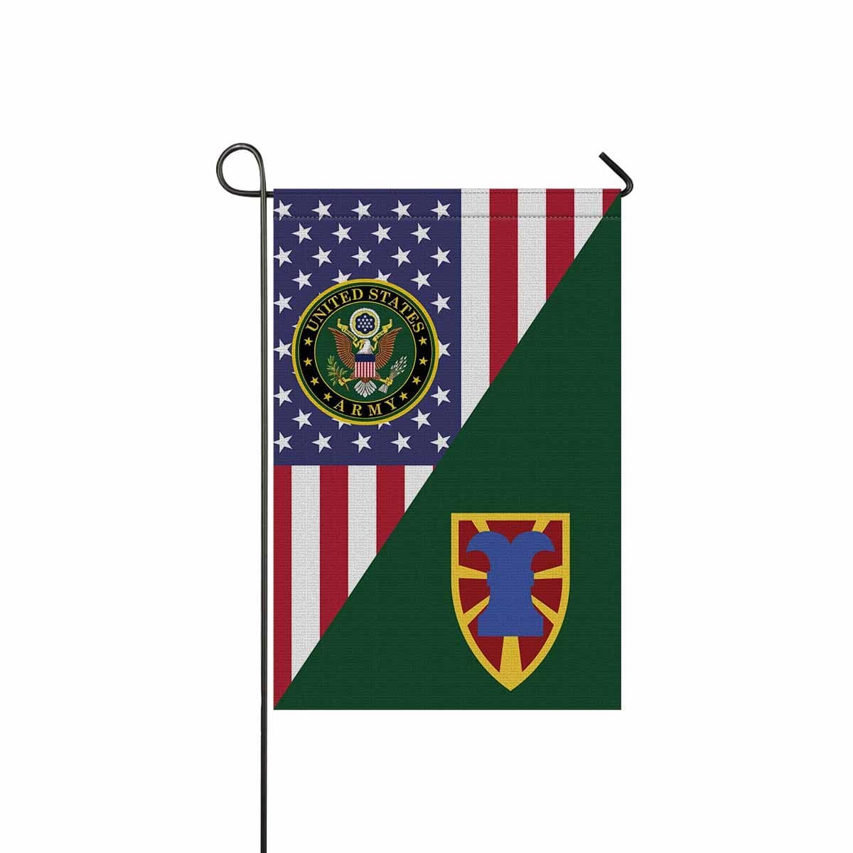 US ARMY 7TH TRANSPORTATION BRIGADE Garden Flag/Yard Flag 12 inches x 18 inches Twin-Side Printing-GDFlag-Army-CSIB-Veterans Nation