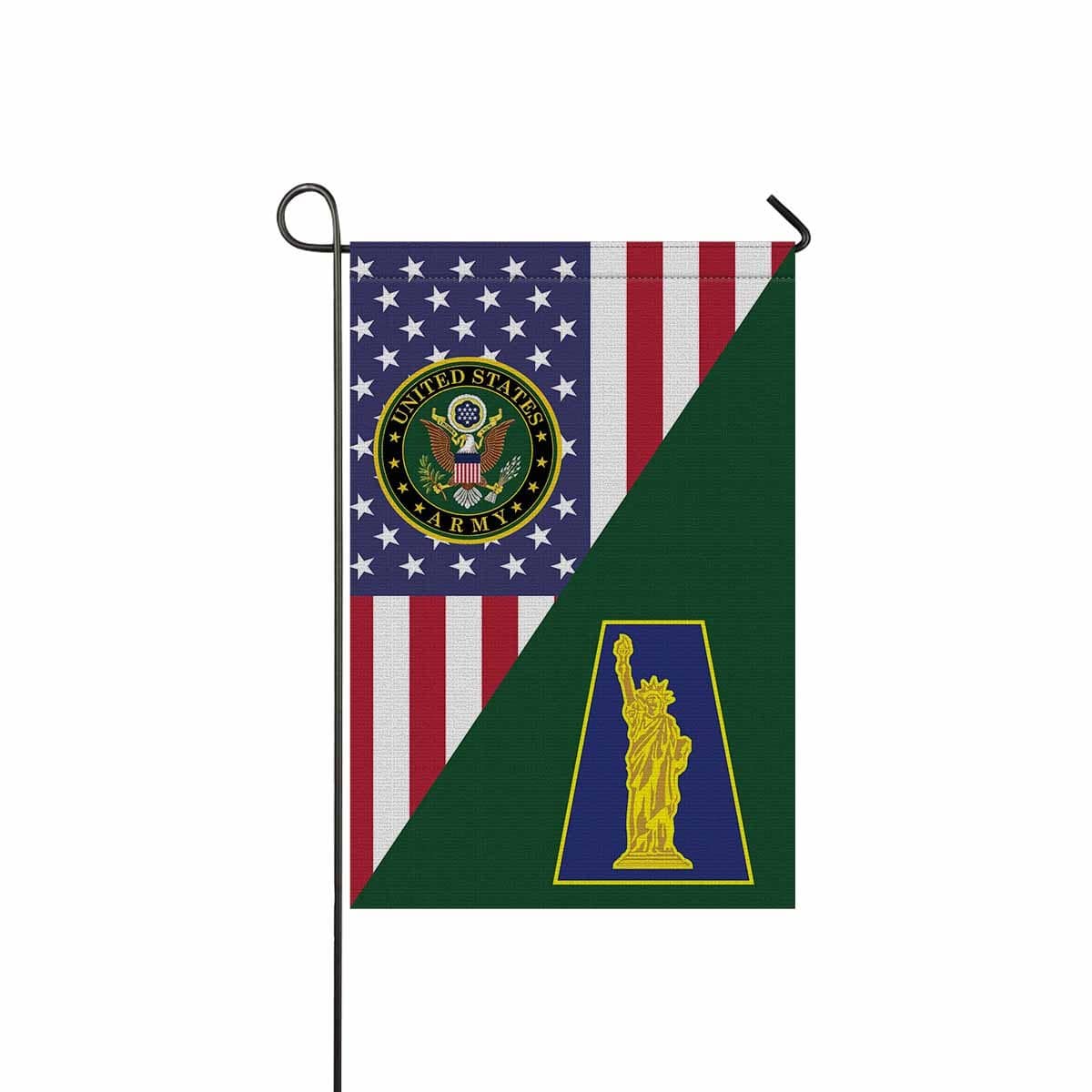 US ARMY 77TH SUSTAINMENT BRIGADE Garden Flag/Yard Flag 12 inches x 18 inches Twin-Side Printing-GDFlag-Army-CSIB-Veterans Nation