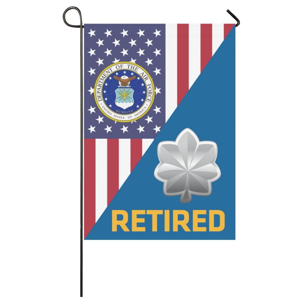 US Air Force O-5 Lieutenant Colonel Lt Co O5 Retired House Flag 28 inches x 40 inches Twin-Side Printing-HouseFlag-USAF-Ranks-Veterans Nation