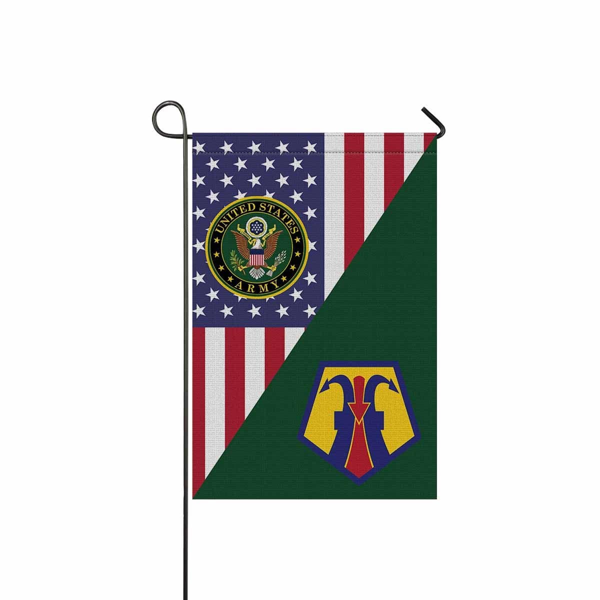 US ARMY 7TH CIVIL SUPPORT COMMAND Garden Flag/Yard Flag 12 inches x 18 inches Twin-Side Printing-GDFlag-Army-CSIB-Veterans Nation