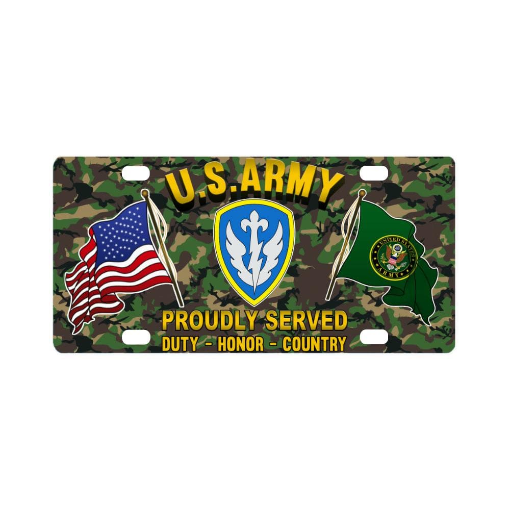 US ARMY 504TH BATTLEFIELD SURVEILLANCE- Classic License Plate-LicensePlate-Army-CSIB-Veterans Nation