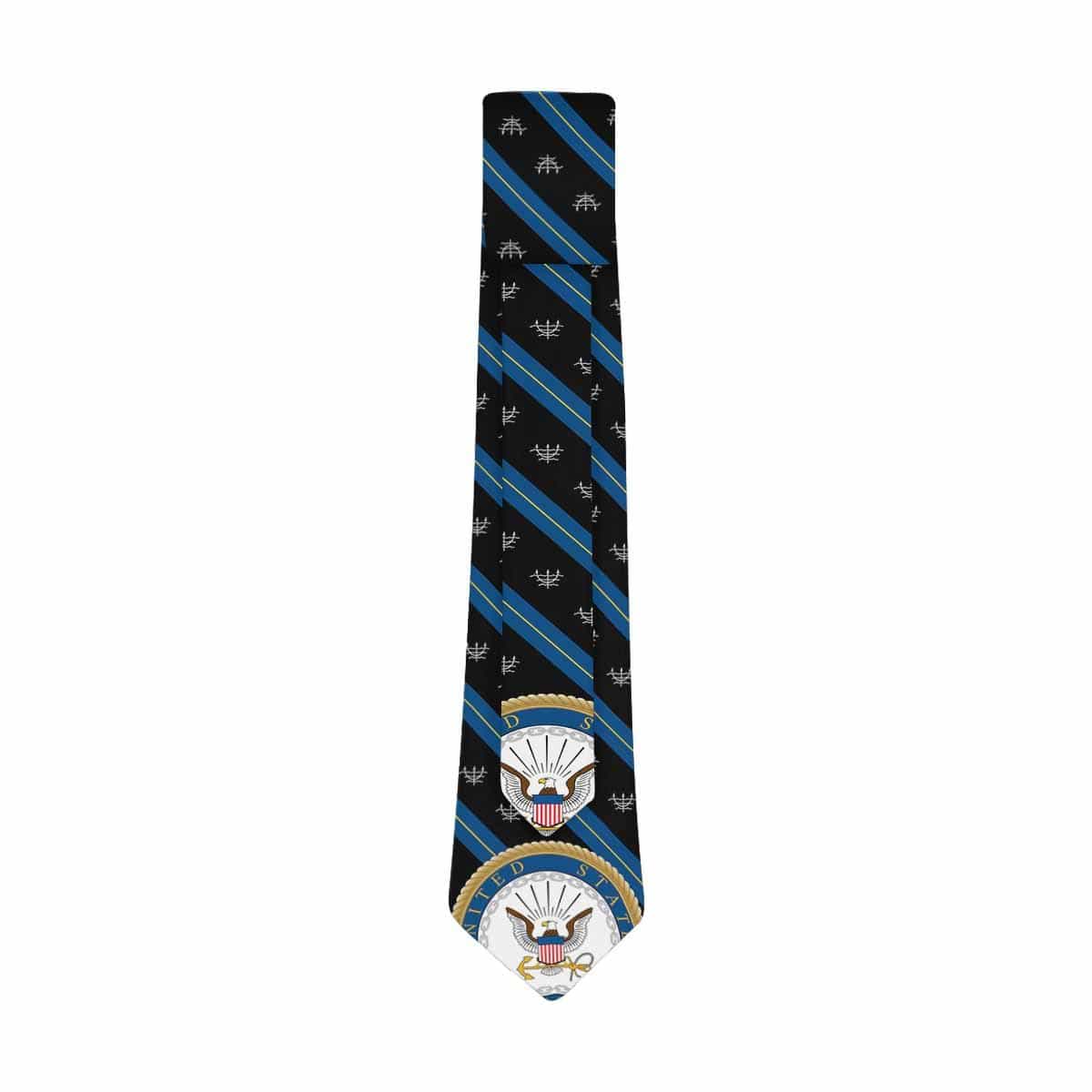 US Navy Ocean Systems Technician Navy OT Classic Necktie (Two Sides)-Necktie-Navvy-Rate-Veterans Nation