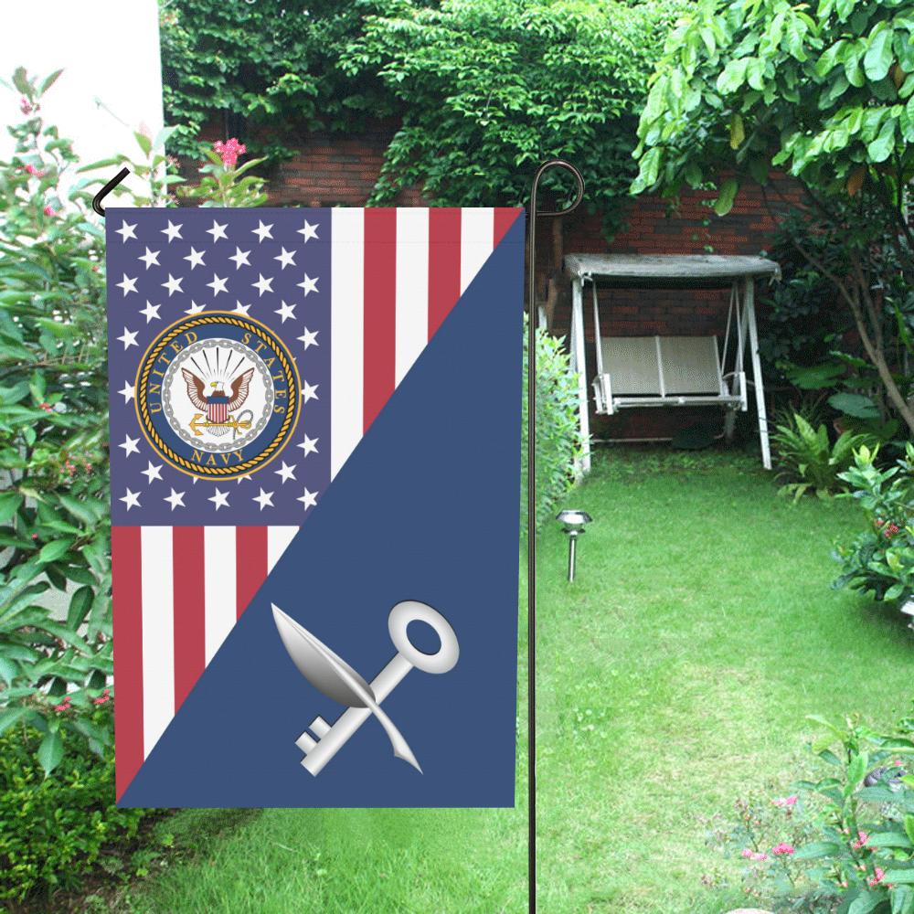 US Navy Ship's Serviceman Navy SH House Flag 28 inches x 40 inches Twin-Side Printing-HouseFlag-Navy-Rate-Veterans Nation