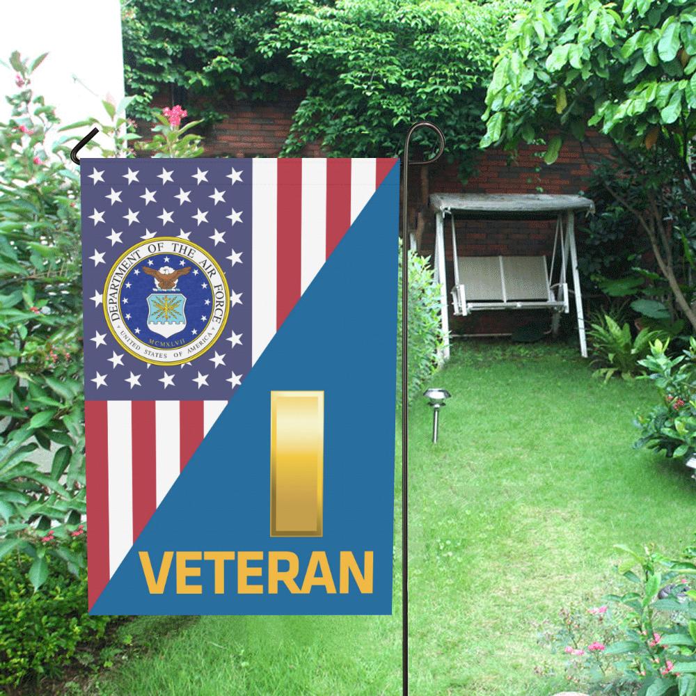 US Air Force O-1 Second Lieutenant 2d Lt O1 Veteran House Flag 28 inches x 40 inches Twin-Side Printing-HouseFlag-USAF-Ranks-Veterans Nation